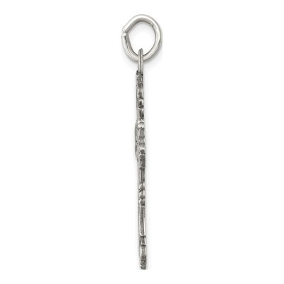 Sterling Silver Antiqued Cross Pendant – view 3