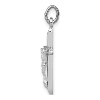 Sterling Silver Crucifix Charm – view 3