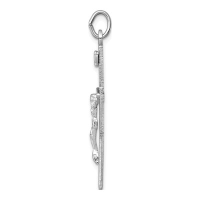 Sterling Silver INRI Crucifix Pendant – view 3