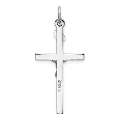 Sterling Silver INRI Crucifix Pendant – view 5