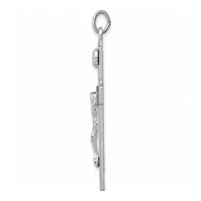 Sterling Silver Crucifix Pendant – view 3