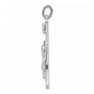 Sterling Silver INRI Crucifix Pendant – view 3