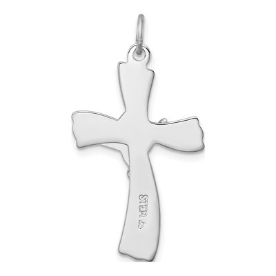 Sterling Silver INRI Crucifix Pendant – view 5