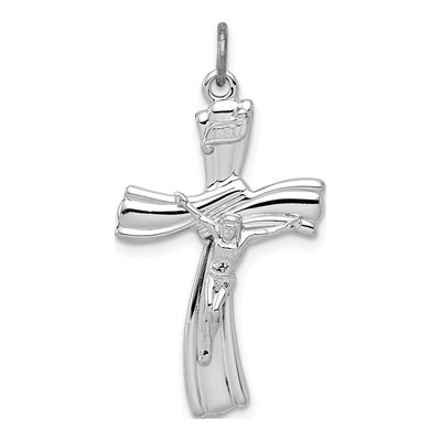 Sterling Silver INRI Crucifix Pendant