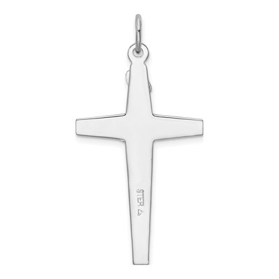 Sterling Silver Enameled Crucifix Pendant – view 5