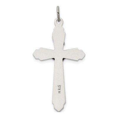 Sterling Silver Antiqued Crucifix Pendant – view 5