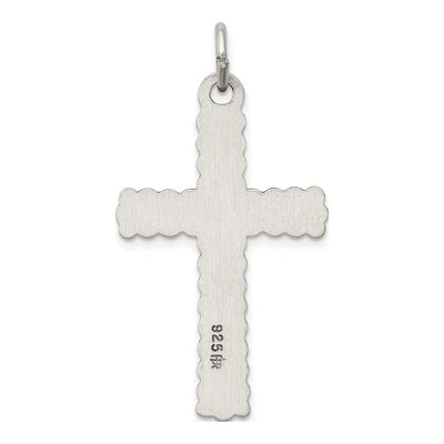 Sterling Silver Antiqued INRI Crucifix Pendant – view 5