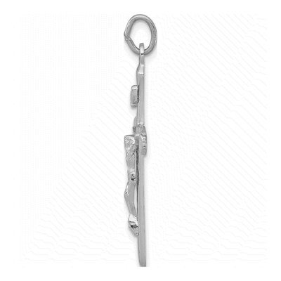 Sterling Silver Crucifix Pendant – view 3