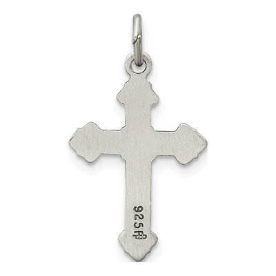 Sterling Silver Antiqued INRI Crucifix Pendant – view 5