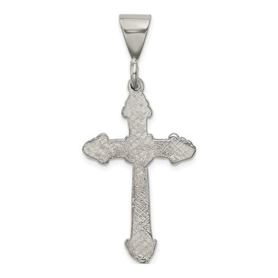 Sterling Silver Diamond-Cut Crucifix Pendant – view 5