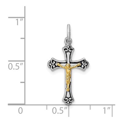 Sterling Silver Crucifix Charm – view 4