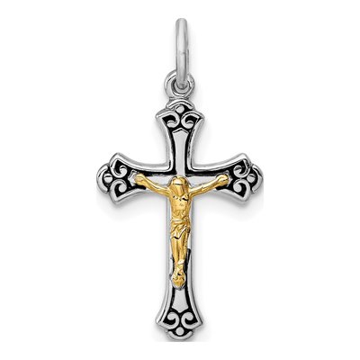 Sterling Silver Crucifix Charm