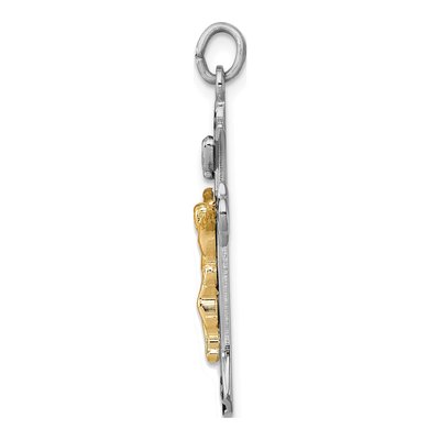 Sterling Silver Crucifix Pendant – view 3
