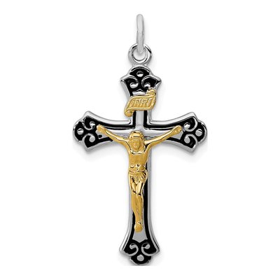Sterling Silver Crucifix Pendant