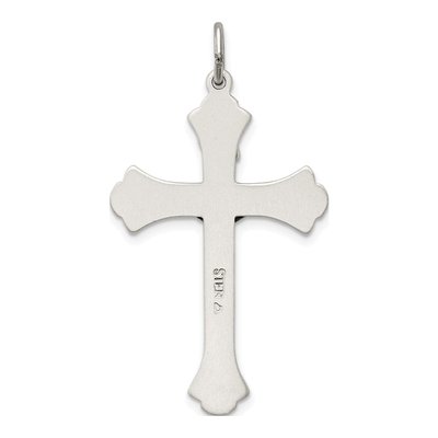Sterling Silver Antiqued INRI Crucifix Pendant – view 5