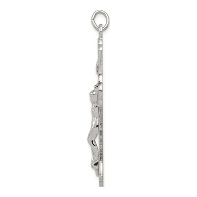 Sterling Silver INRI Crucifix Pendant – view 3
