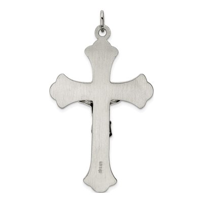 Sterling Silver INRI Crucifix Pendant – view 5