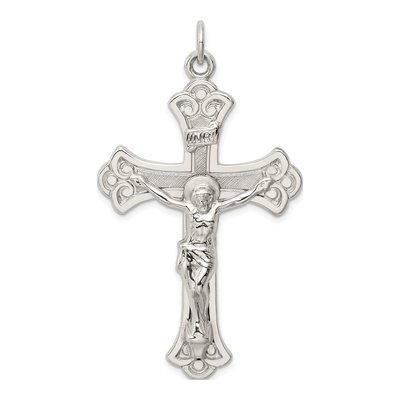 Sterling Silver INRI Crucifix Pendant