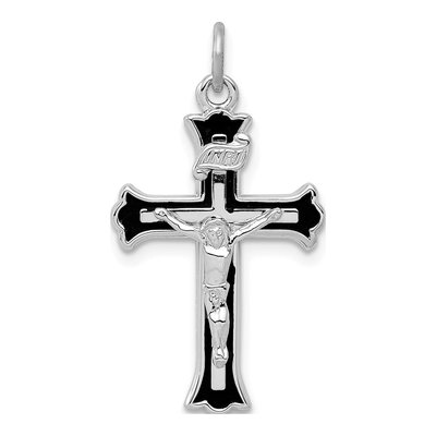 Sterling Silver INRI Crucifix Charm