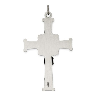 Sterling Silver Antiqued INRI Crucifix Pendant – view 5