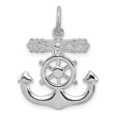 Sterling Silver Mariner Cross Pendant