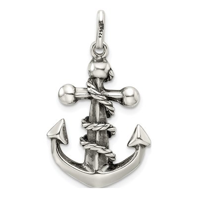 Sterling Silver Antiqued Cross Pendant – view 5