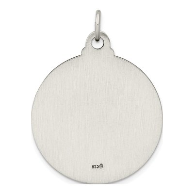 Sterling Silver Antiqued Ecce Homo Medal Pendant – view 5