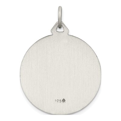 Sterling Silver Antiqued Ecce Homo Medal Pendant – view 5