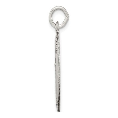 Sterling Silver Antiqued Infant of Prague Medal Pendant – view 3