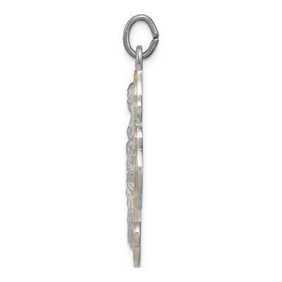 Sterling Silver 4-Way Medal Pendant – view 3
