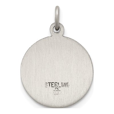 Sterling Silver Antiqued Our of Guadalupe Medal Pendant – view 4