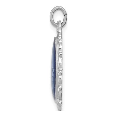 Sterling Silver Miraculous Medal Pendant – view 3