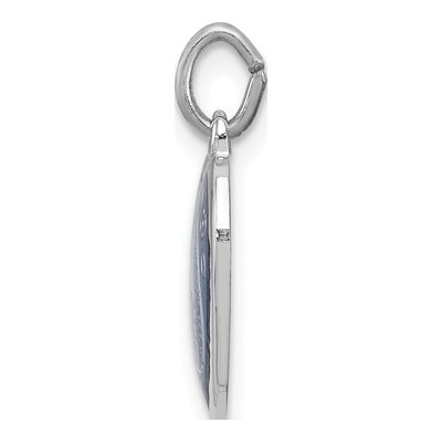 Sterling Silver Miraculous Heart Medal Pendant – view 3