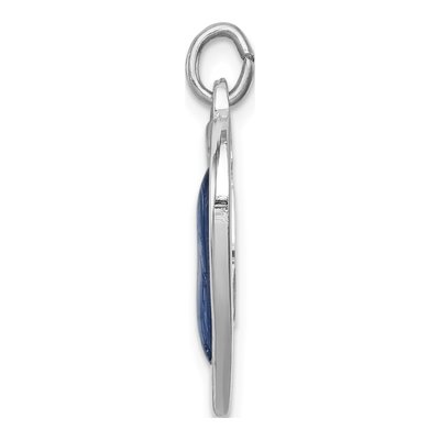 Sterling Silver Miraculous Heart Medal Pendant – view 3