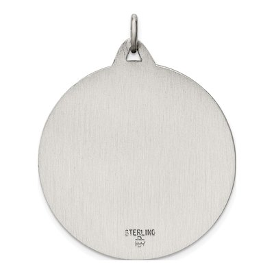 Sterling Silver St Christopher Medal Pendant – view 5