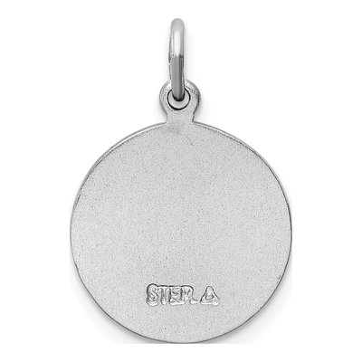 Sterling Silver St Christopher Medal Pendant – view 4