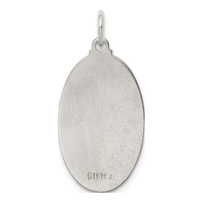 Sterling Silver St Christopher Medal Pendant – view 4
