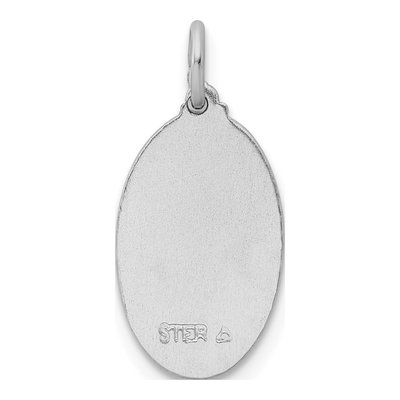 Sterling Silver St Christopher Medal Pendant – view 4
