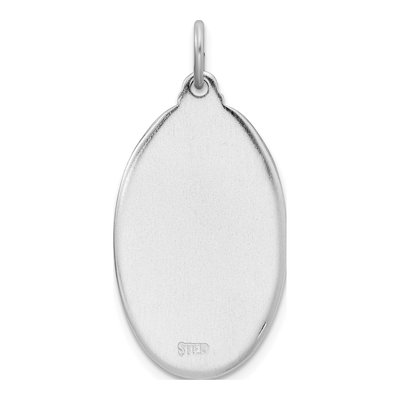 Sterling Silver St Christopher Medal Pendant – view 4