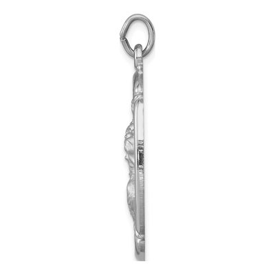 Sterling Silver St Christopher Medal Pendant – view 3