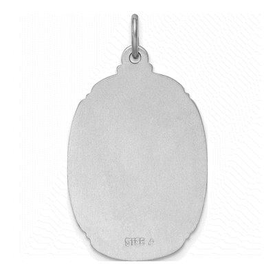Sterling Silver St Christopher Medal Pendant – view 5