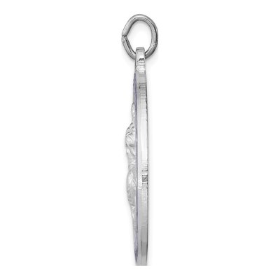 Sterling Silver St Christopher Medal Pendant – view 3