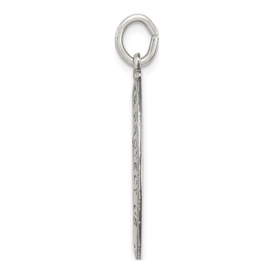 Sterling Silver St Christopher Football Medal Pendant – view 3