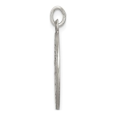 Sterling Silver St Christopher Basketball Medal Pendant – view 3