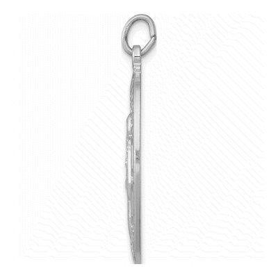 Sterling Silver St Anthony Medal Pendant – view 3