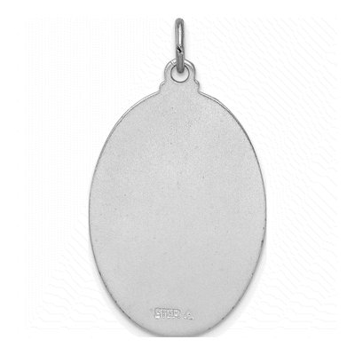 Sterling Silver St Anthony Medal Pendant – view 4