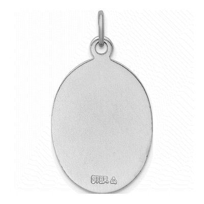 Sterling Silver Saint Florian Medal Pendant – view 5