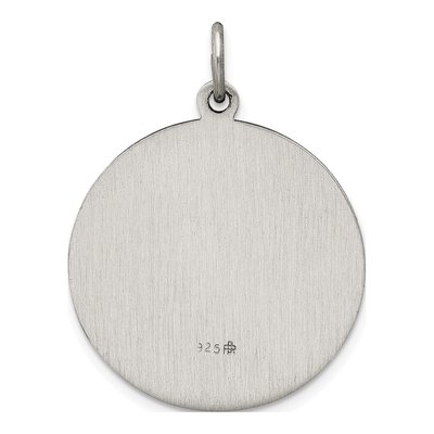 Sterling Silver Antiqued Saint Joseph Medal Pendant – view 5