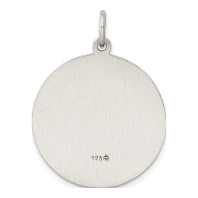 Sterling Silver Antiqued St Jude Thaddeus Medal Pendant – view 5