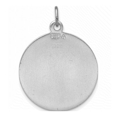 Sterling Silver Saint Michael Medal Pendant – view 5